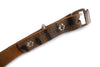 Old Wood Effect Real Leather Rustic Look Women Belt