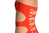 Red Fifth Element Mini Dress (Bodystocking)