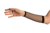 Black Finger Loop Fishnet Party Gloves
