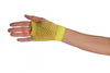 Neon Yellow Short Fishnet Fingerless Party Gloves