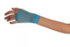 Dodger Blue Fishnet Fingerless Party Gloves