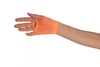 Neon Orange Fishnet Fingerless Party Gloves