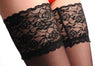 Black Sheer With Wide Luxury Floral Lace