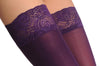 Purple With Lace Silicon Garter