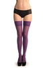 Purple With Matching Silicon Garter
