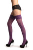Purple With Matching Silicon Garter