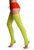 Neon Yellow Stirrup Dance/Ballet Leg Warmers