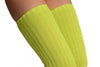 Neon Yellow Stirrup Dance/Ballet Leg Warmers