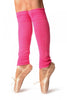 Cerise Pink With Silver Lurex Dance/Ballet Leg Warmers