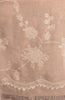Printed Flowers & Lace On Puce Pink Unisex Scarf