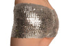 Silver Sequined Party Shorts
