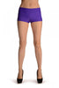 Purple Women's Stretchy Yoga Panty Shorts