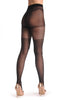Black Sheer Over The Knee With Transparent Ribbon & Bow