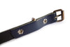 Plain Oxford Blue Real Leather Women Belt