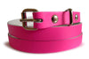 Neon Pink Real Leather Women Belt