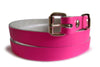 Neon Pink Real Leather Women Belt