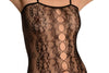 Floral Lace With Straps & Key Holes Front