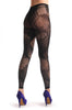 French Lace Mix Fishnet Footless
