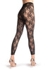 Floral Stretchy Lace Footless