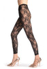 Floral Stretchy Lace Footless