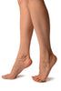 Beige With Toe Elasticated Straps Anti-slip Foot Cushion/Pad