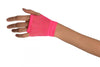 Neon Pink Fishnet Fingerless Party Gloves