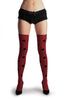 Red Polka Dot With Black Bow Warm Cotton