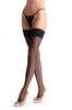 Plus Size Black With Lace Silicon Garter