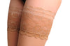 Nude Sheer With Wide Luxury Floral Lace