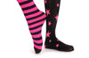 One Leg With Pink Starts & One Leg With Stripes