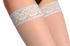 Luxurious Blue Small Mesh With Floral Silicon Garter