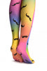 Black Moustaches On Rainbow Ombre