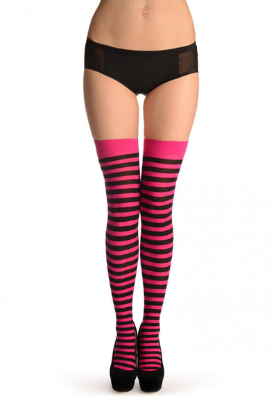 Black & Pink Stripes