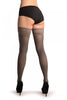 Grey With Matching Silicon Garter