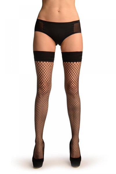 Black Medium Mesh Luxury Fishnet