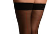 Black With Red Seam And Silicon Garter