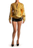 Gold Shiny Gloss Sparkles Unisex Zip Disco Jacket