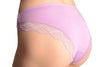 Cotton With Lace Trim, White & Blue Crystals Lilac Brazilian
