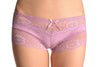 Cotton With Lace Trim & Crystals Lilac Brazilian