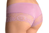 Cotton With Lace Trim & Crystals Lilac Brazilian