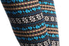 Blue Yellow & Black Aztec Jacquard Knit Print
