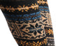 Grey Blue Brown & Black Aztec Jacquard Knit Print