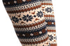 Beige Black & Brown Aztec Jacquard Knit Print
