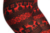Woven Black & Red Reindeers Aztec
