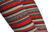 Red Grey & Black Jacquard Knit Print
