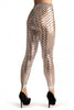 Silver 3D Cut Through Faux Leather Spikes