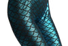 True Blue Shiny Mermaid Scales Leggings
