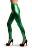 Green Shiny Gloss Sparkles Leggings