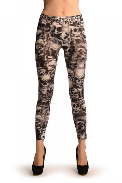 Skulls & Fire (Halloween) Leggings