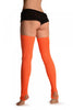 Neon Orange Stirrup Dance/Ballet Leg Warmers